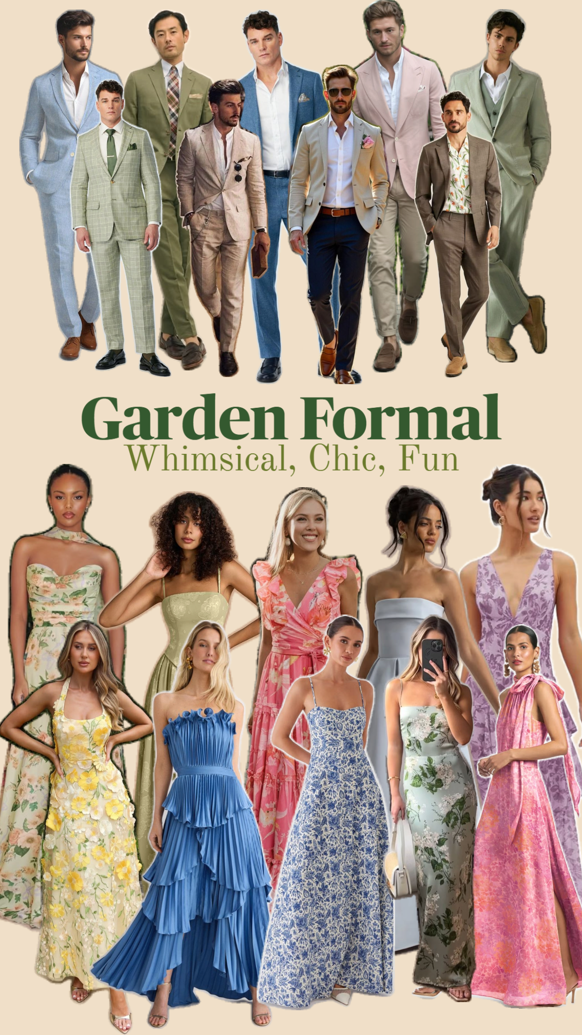 Wedding day dress code inspiration